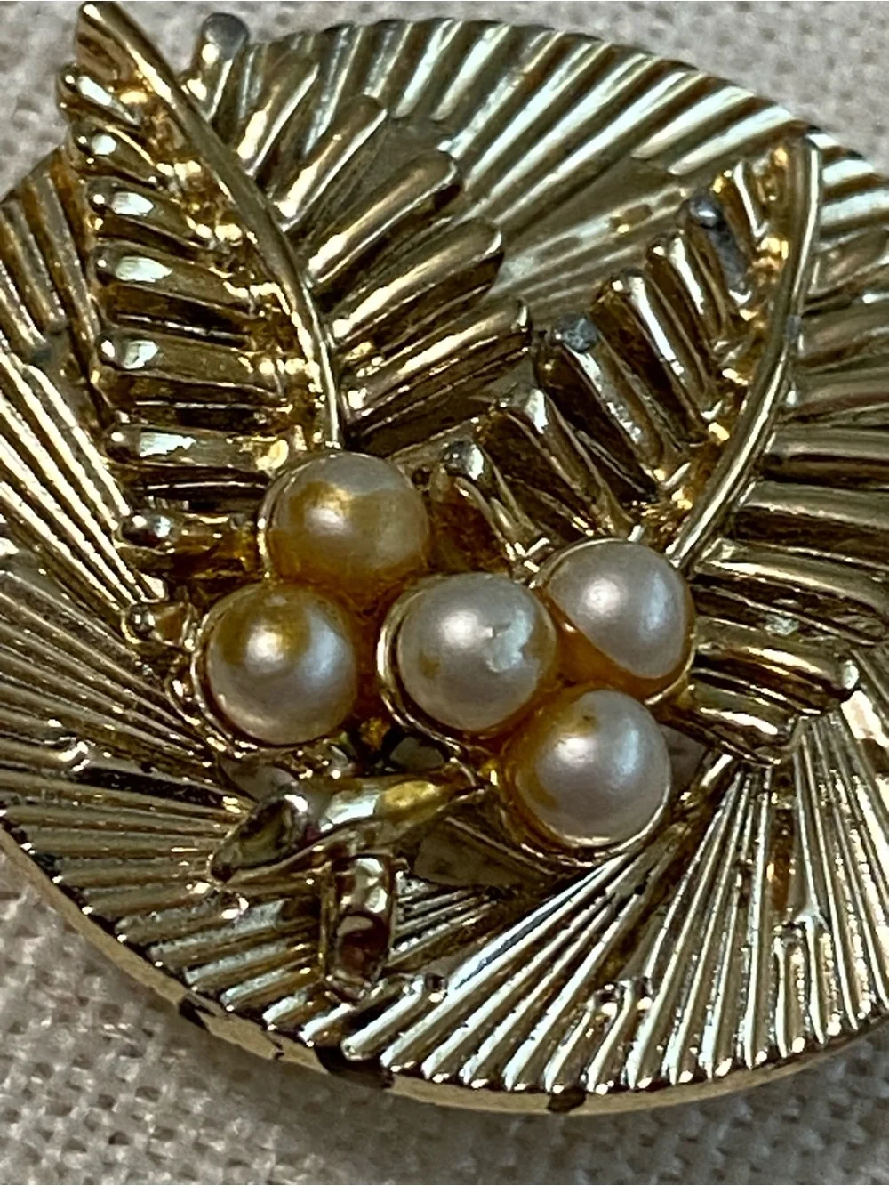 Vintage Brooch Bundle Coro Boucher Lady Bug Leaf